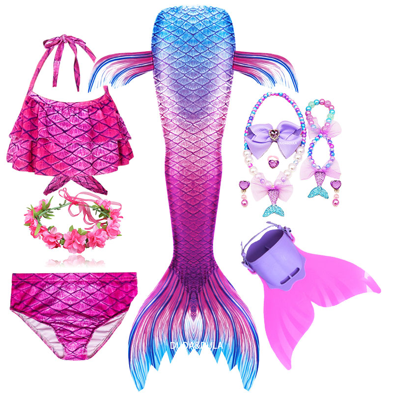 2021 Mermaid Tail Summer Girls Clothes Childrens Swimsuit Bathing Suit Girls Kids Swimmable Bikini Girls Monofin For Swim, Package list 4
2021 Mermaid Tail Summer Girls Clothes Childrens Swimsuit Bathing Suit Girls Kids Swimmable Bikini Girls Monofin For Swim, Package list 4