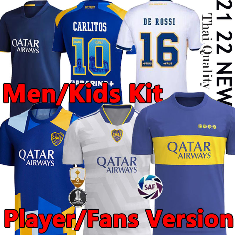 Fans Player version 21/22 Boca Juniors soccer jerseys CARLITOS MARADONA TEVEZ DE ROSSI 2021third home away 3rd 4th thailand football shirt MEN KIDS KIT UNIFORM
Fans Player version 21/22 Boca Juniors soccer jerseys CARLITOS MARADONA TEVEZ DE ROSSI 2021third home away 3rd 4th thailand football shirt MEN KIDS KIT UNIFORM