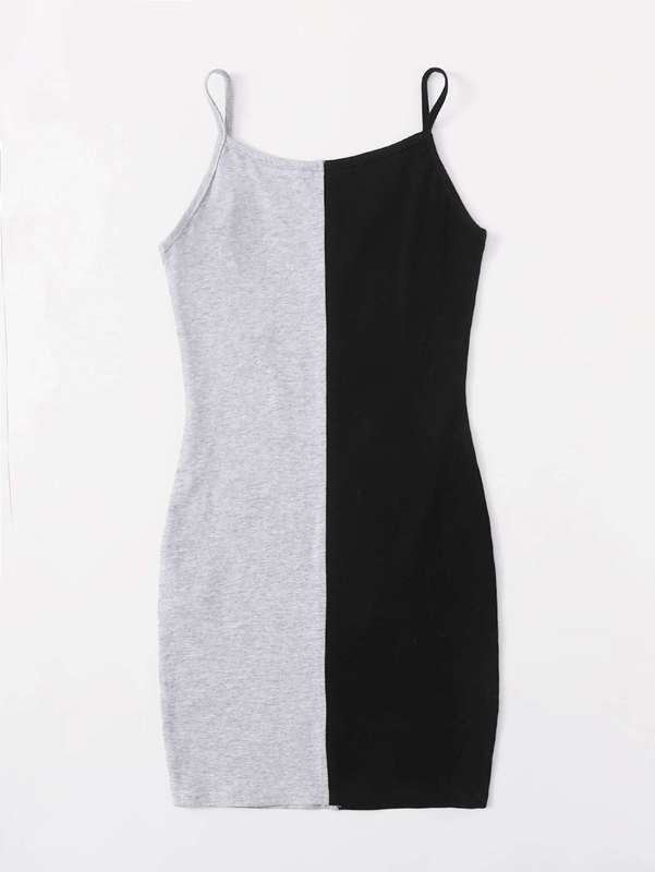 Girls Colorblock Cami Dress SHE