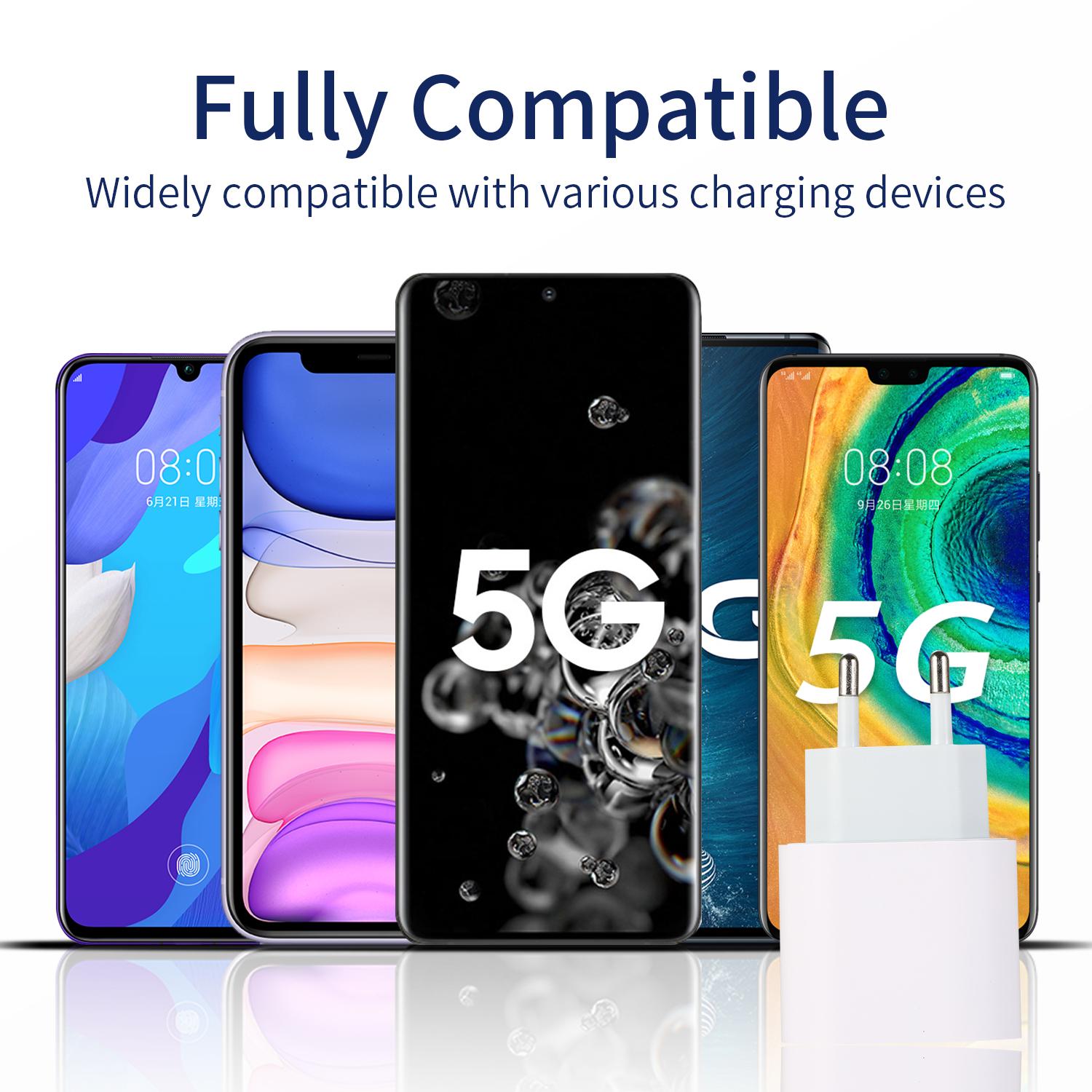 20W PD Charger for iPhone 13 Pro XS Max XR 8 Fast Charging 12V 1.66A Type C Wall Adapter
20W PD Charger for iPhone 13 Pro XS Max XR 8 Fast Charging 12V 1.66A Type C Wall Adapter