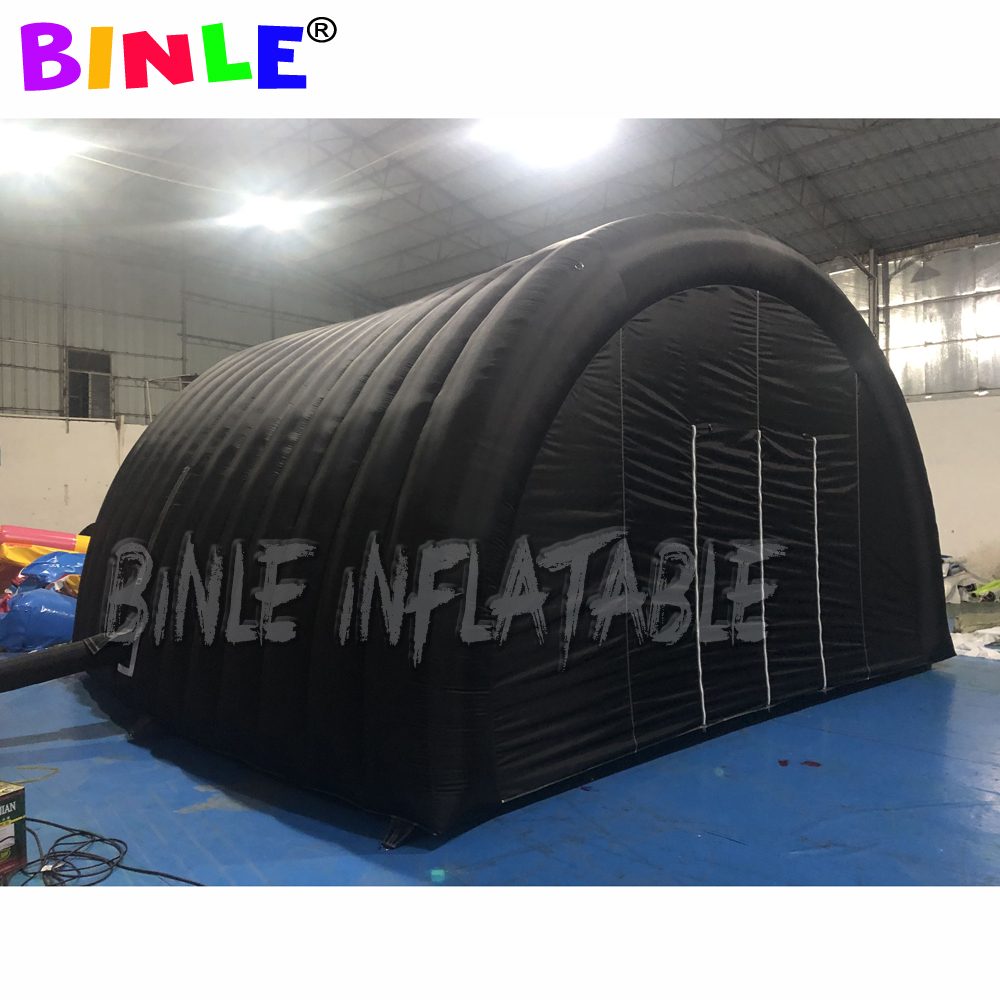 Custom any size 6x6x3.5meters Advertising Inflatables Tunnel Tent,Building Lawn Event Gaming Room Shelter Structures Work Blackout For Sale