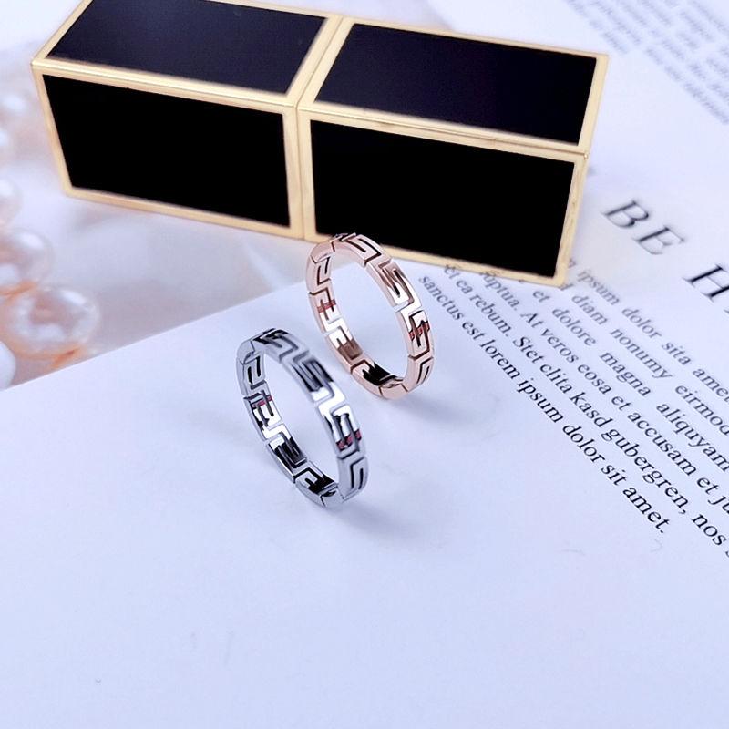 Greek-Key Meander Great-Wall-Pattern Hollow Ring Titanium-Steel Eternal Good Luck Fortune Retro Fashion Women Jewelry(GR243) Cluster Rings, Golden;silver
Greek-Key Meander Great-Wall-Pattern Hollow Ring Titanium-Steel Eternal Good Luck Fortune Retro Fashion Women Jewelry(GR243) Cluster Rings, Golden;silver