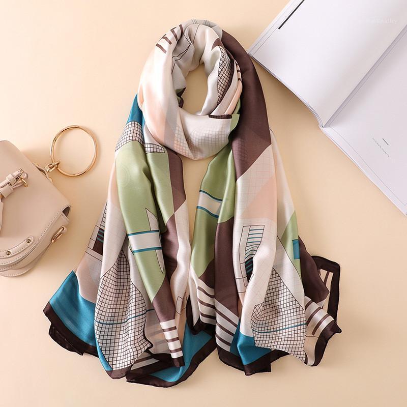 Scarves Chinese Classic Silk Autumn And Winter Women Style Fashion Print Shawl Headscarf Lady Sunscreen Beach Scarf
Scarves Chinese Classic Silk Autumn And Winter Women Style Fashion Print Shawl Headscarf Lady Sunscreen Beach Scarf