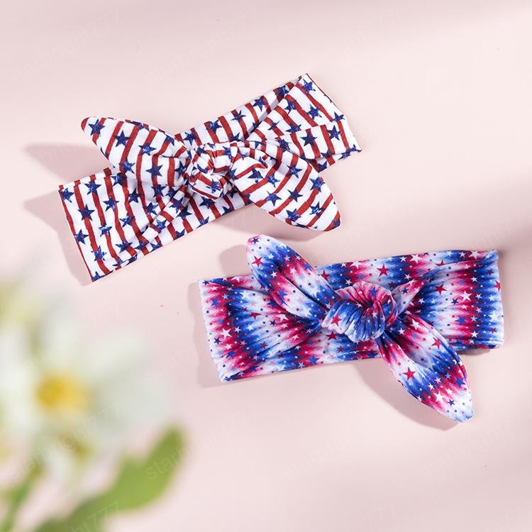 Hair Accessories 4th of july headbands baby rabbit ears hairbands independence day head bands