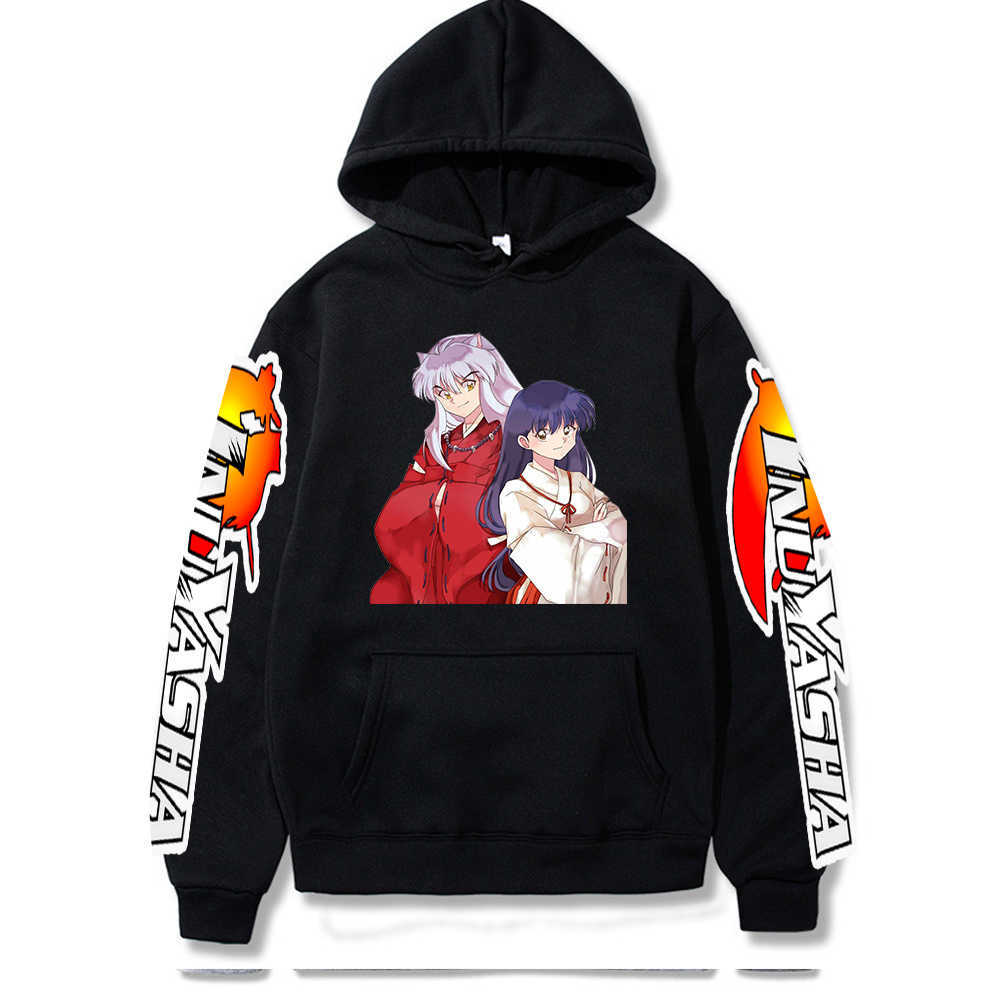 Inuyasha Men/women Shirt Clothes Long Sleeve Sweatshirts Harajuku Hoodie X0601, Black
Inuyasha Men/women Shirt Clothes Long Sleeve Sweatshirts Harajuku Hoodie X0601, Black