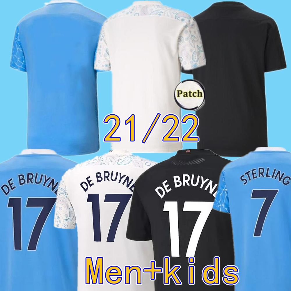 Fans Player Version Manchester soccer jerseys 21 22 MAN GREALISH CITY STERLING FERRAN DE BRUYNE FODEN 2021 2022 football shirts men + kids k, Black;yellow
Fans Player Version Manchester soccer jerseys 21 22 MAN GREALISH CITY STERLING FERRAN DE BRUYNE FODEN 2021 2022 football shirts men + kids k, Black;yellow