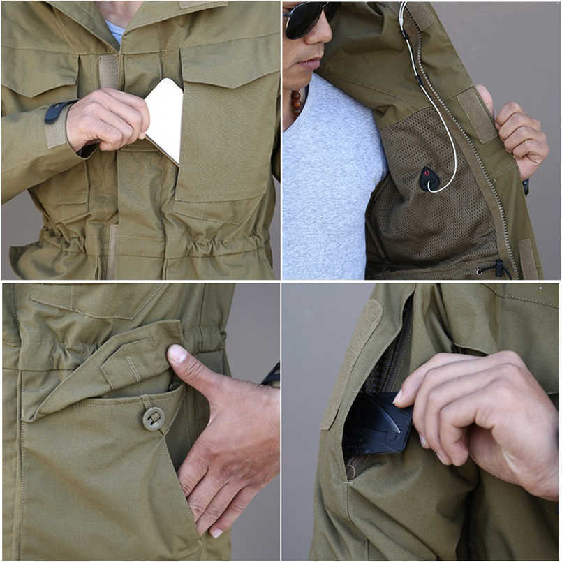 M65 UK US Army Jackets Winter Fleece Thicken Warm Waterproof Jacket Mens Military Windbreaker Coat Flight Pilot Hoodie Clothes 210820