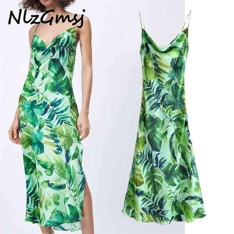 Dres Print Sling Midi Female Chic Backless Bow Zipper Spaghetti Strap Summer Beach Vestidos 04 210628, As picture
Dres Print Sling Midi Female Chic Backless Bow Zipper Spaghetti Strap Summer Beach Vestidos 04 210628, As picture