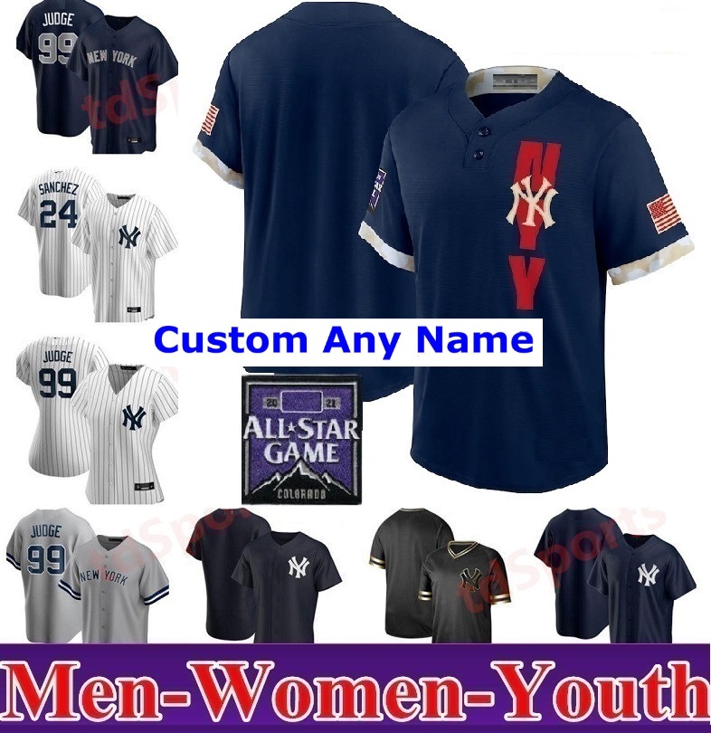 NY 2021 All-Star Game Baseball Jerseys Men Women Youth Aaron Judge Gerrit Cole Gleyber Torres Yankees Giancarlo Stanton Sanchez Sabathia DJ LeMahieu jersey, As shown in illustration
NY 2021 All-Star Game Baseball Jerseys Men Women Youth Aaron Judge Gerrit Cole Gleyber Torres Yankees Giancarlo Stanton Sanchez Sabathia DJ LeMahieu jersey, As shown in illustration