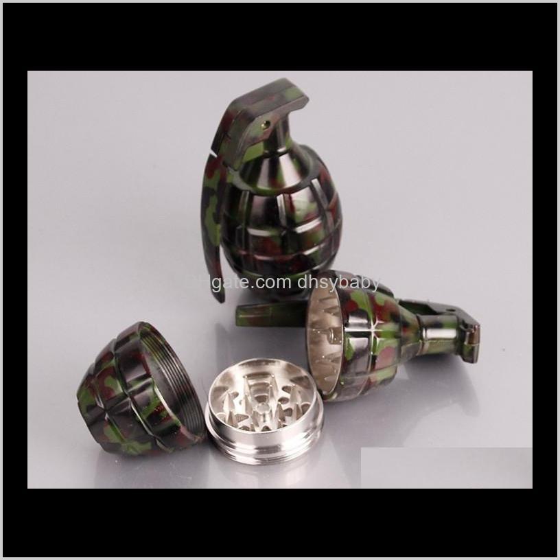 Other Smoking Aessories Household Sundries Home & Garden Drop Delivery 2021 The Latest Cool Camouflage Grenade Bomb Grinder, 45*85mm Size Man
Other Smoking Aessories Household Sundries Home & Garden Drop Delivery 2021 The Latest Cool Camouflage Grenade Bomb Grinder, 45*85mm Size Man