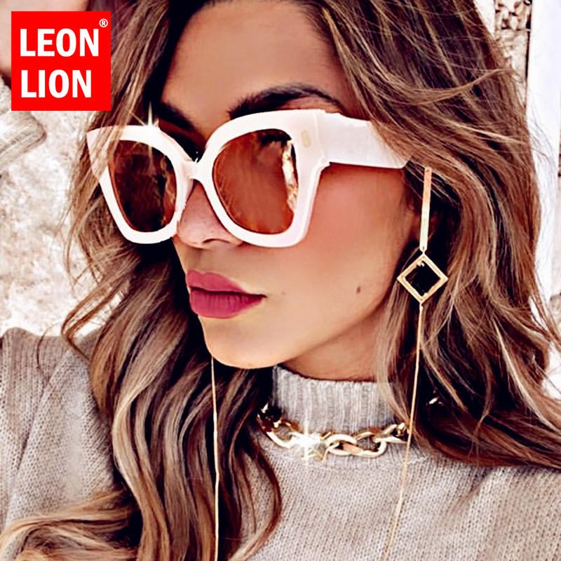 Sunglasses LeonLion Oversized Cateye Women 2021 Eyewear Graident Elegant Sun Glasses Female Square Black Shades, White;black
Sunglasses LeonLion Oversized Cateye Women 2021 Eyewear Graident Elegant Sun Glasses Female Square Black Shades, White;black