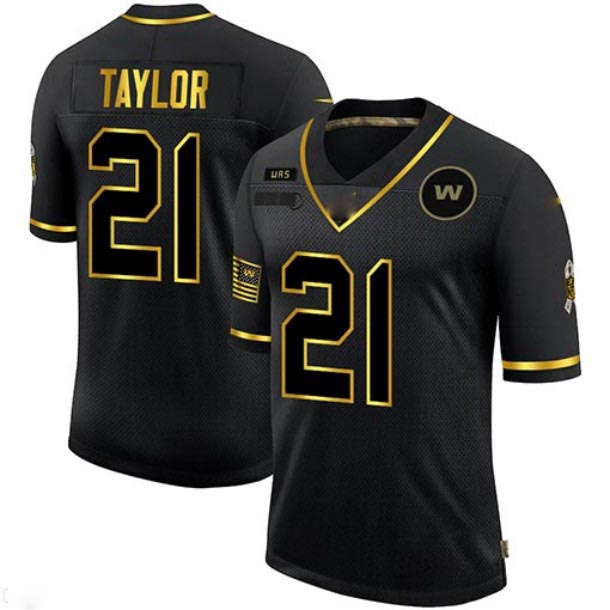 WashingtonFootball TeamMen #21 Sean Taylor Salute to Service Black Golden Edition Women Youth Jersey
WashingtonFootball TeamMen #21 Sean Taylor Salute to Service Black Golden Edition Women Youth Jersey
