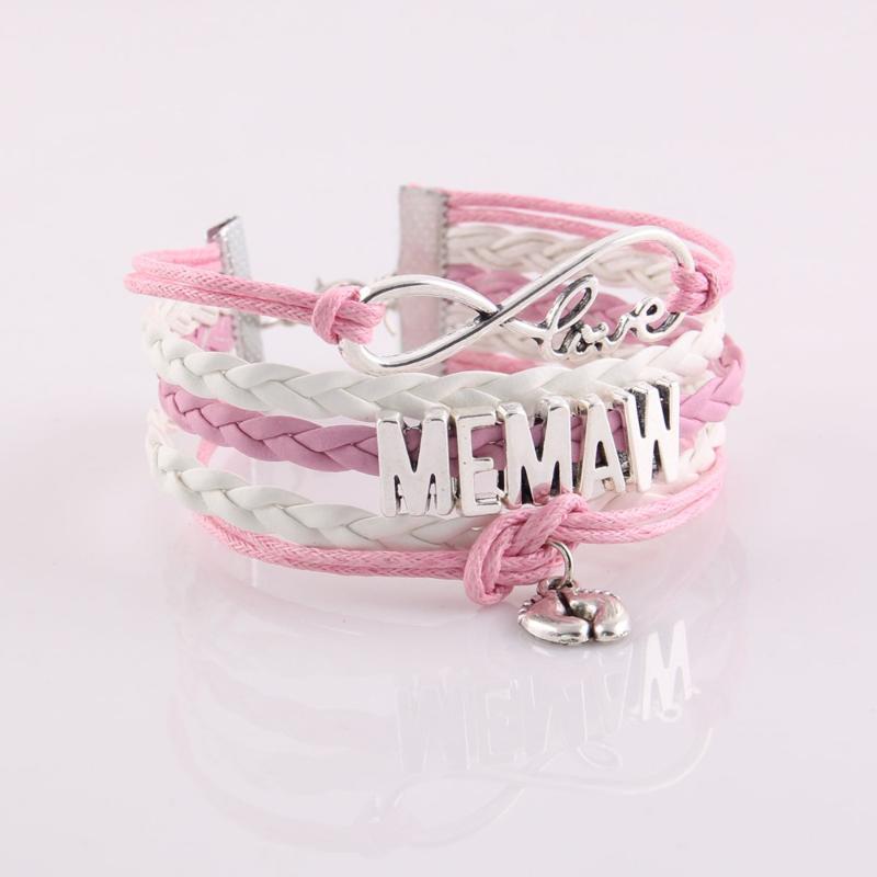 Charm Bracelets Little Minglou 5 Styles Infinity Love MEMAW Bracelet Heart Feet Leather Wrap & Bangles For Women Jewelry1
Charm Bracelets Little Minglou 5 Styles Infinity Love MEMAW Bracelet Heart Feet Leather Wrap & Bangles For Women Jewelry1
