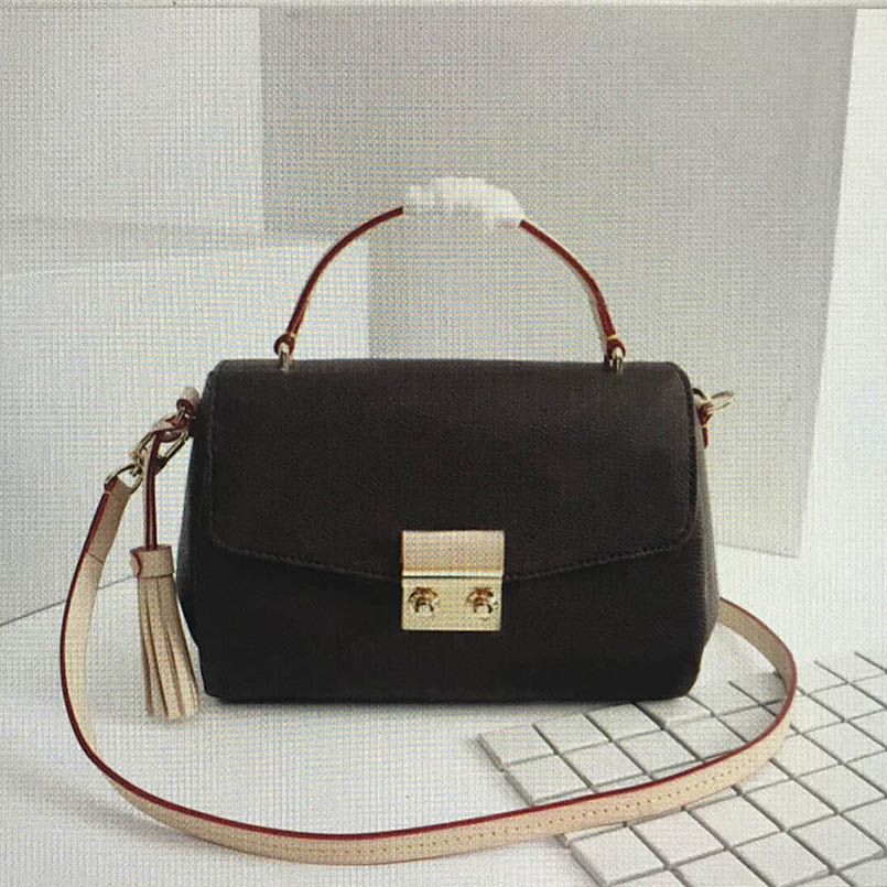 N41581 women handbags shoulder bags leather luxurys designers CROISETTE classic style buckle flap fashion ladies crossbody bag, Brown flower
N41581 women handbags shoulder bags leather luxurys designers CROISETTE classic style buckle flap fashion ladies crossbody bag, Brown flower