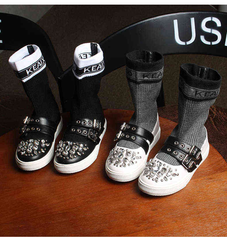kids Socks Boots girls Shoes Boots Autumn Winter children Casual Fashion Stretch Shoes Socks Warm Fashion Shoes 26-36 211108, Black
kids Socks Boots girls Shoes Boots Autumn Winter children Casual Fashion Stretch Shoes Socks Warm Fashion Shoes 26-36 211108, Black