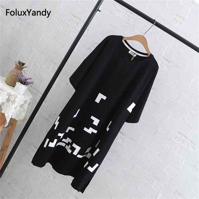 5 XL Plus Size Tops Tee Casual Short Sleeve Long Style T-shirt Black Yellow QYL207 210708
5 XL Plus Size Tops Tee Casual Short Sleeve Long Style T-shirt Black Yellow QYL207 210708
