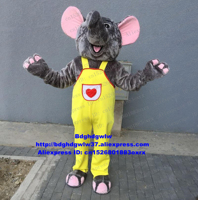 Mascot Costumes Grey Yellow Elephant Elephish Mascot Costume Adult Cartoon Character Outfit Tourist Attractions Image Ambassador zx968, Default color
Mascot Costumes Grey Yellow Elephant Elephish Mascot Costume Adult Cartoon Character Outfit Tourist Attractions Image Ambassador zx968, Default color