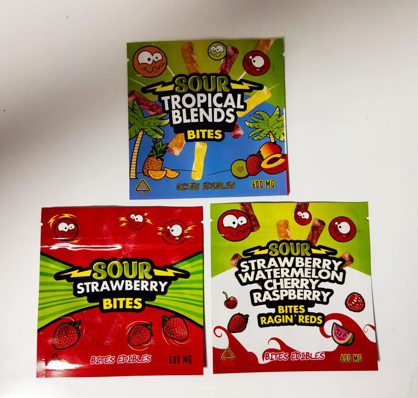 Bite Tropical Blend bags strawberry watermelon pineapple raspberry 600mg Gummy Bites Edibles mylar bag
Bite Tropical Blend bags strawberry watermelon pineapple raspberry 600mg Gummy Bites Edibles mylar bag