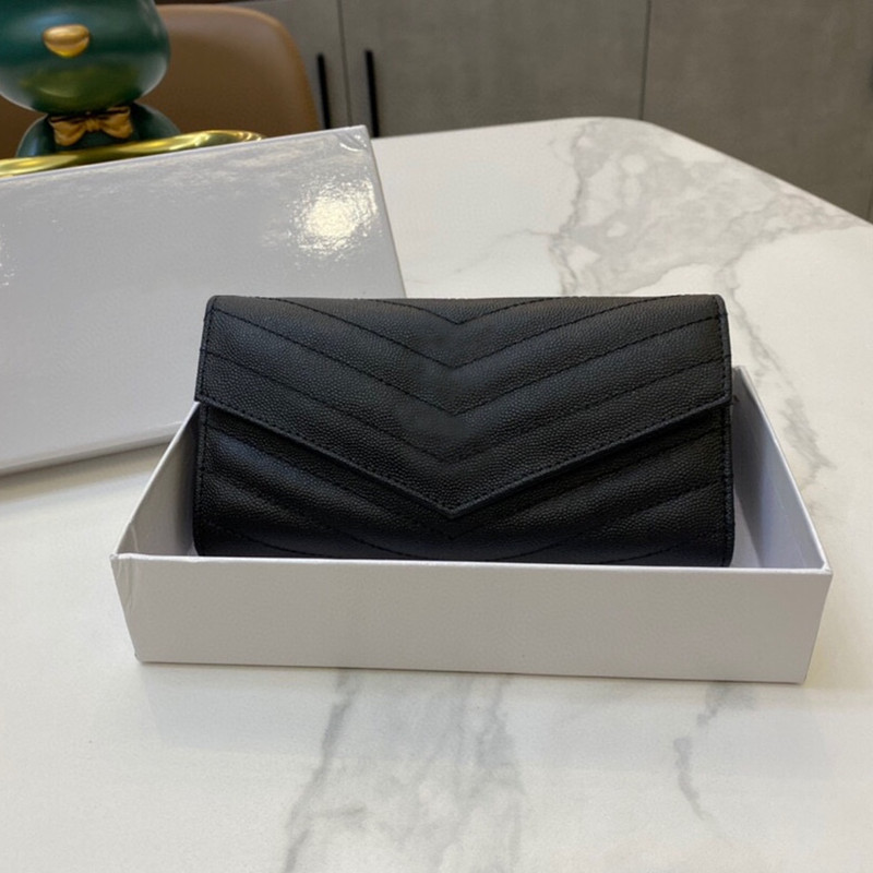 Men Women Cowhide Long Purses Wallets Black Rectangular Wallet Zig Zag Card Holders Fashion Vintage Purse Clutch Bags Top, 19*10cm
Men Women Cowhide Long Purses Wallets Black Rectangular Wallet Zig Zag Card Holders Fashion Vintage Purse Clutch Bags Top, 19*10cm