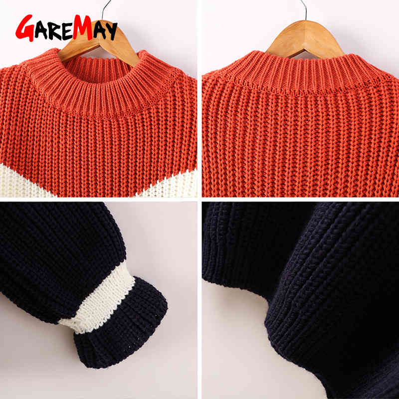 Oversized Sweater Women s And Pullovers Fashion Knitting Thick s For Coarse Knitted Outwear 210428