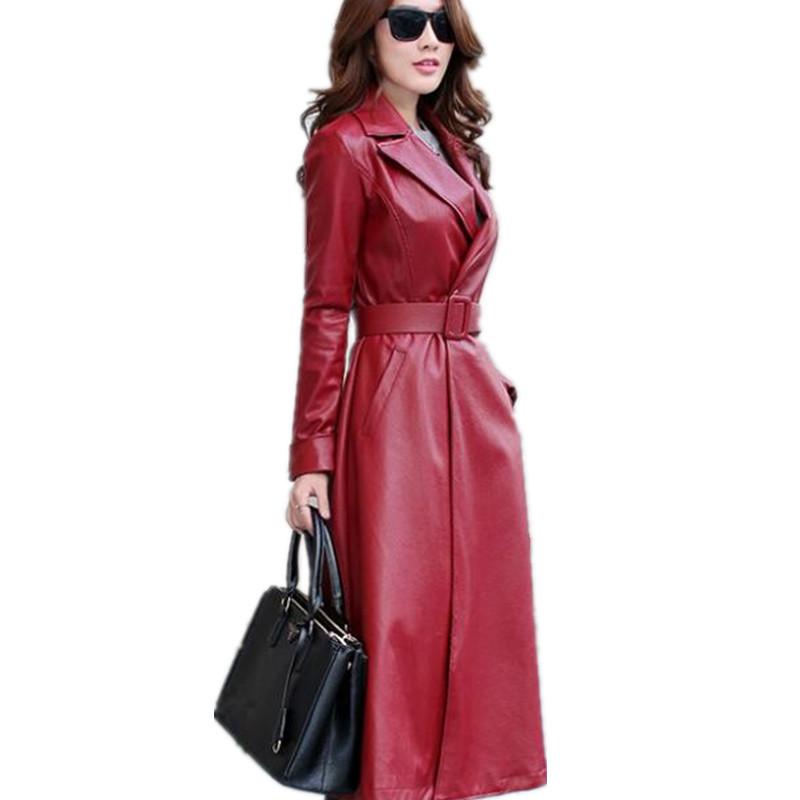 Women's Leather & Faux 2021 Fashion Lady Overcoat Plus Velvet Jacket Female Women Elegant Pu Single-Button Waistband Long, Wine red
Women's Leather & Faux 2021 Fashion Lady Overcoat Plus Velvet Jacket Female Women Elegant Pu Single-Button Waistband Long, Wine red