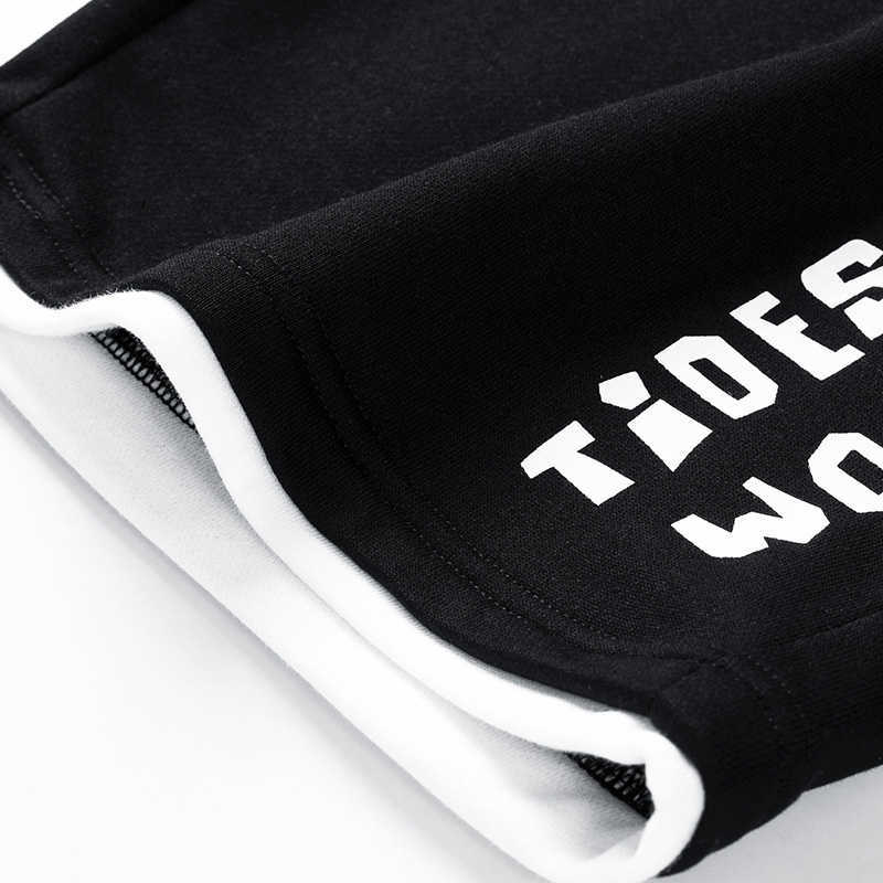 Summer 2PC Men Casual Tracksuits Set Short Sleeve T Shirts Gym Running Sweat Suit Male Sportswear Letter Print Short Sport Sets 210603