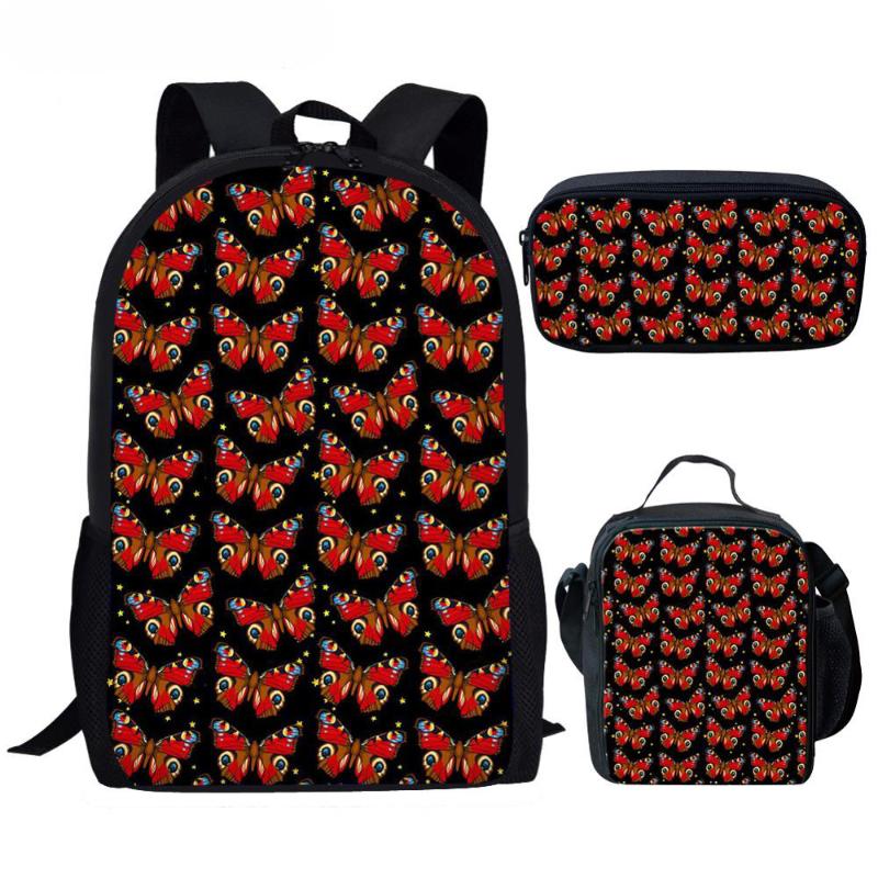 School Bags WHEREISART Beautiful Butterfly Prints Bookbag For Kids Girls Novelty Teenage Bag Lightweight Children's Book, Z5899cgk