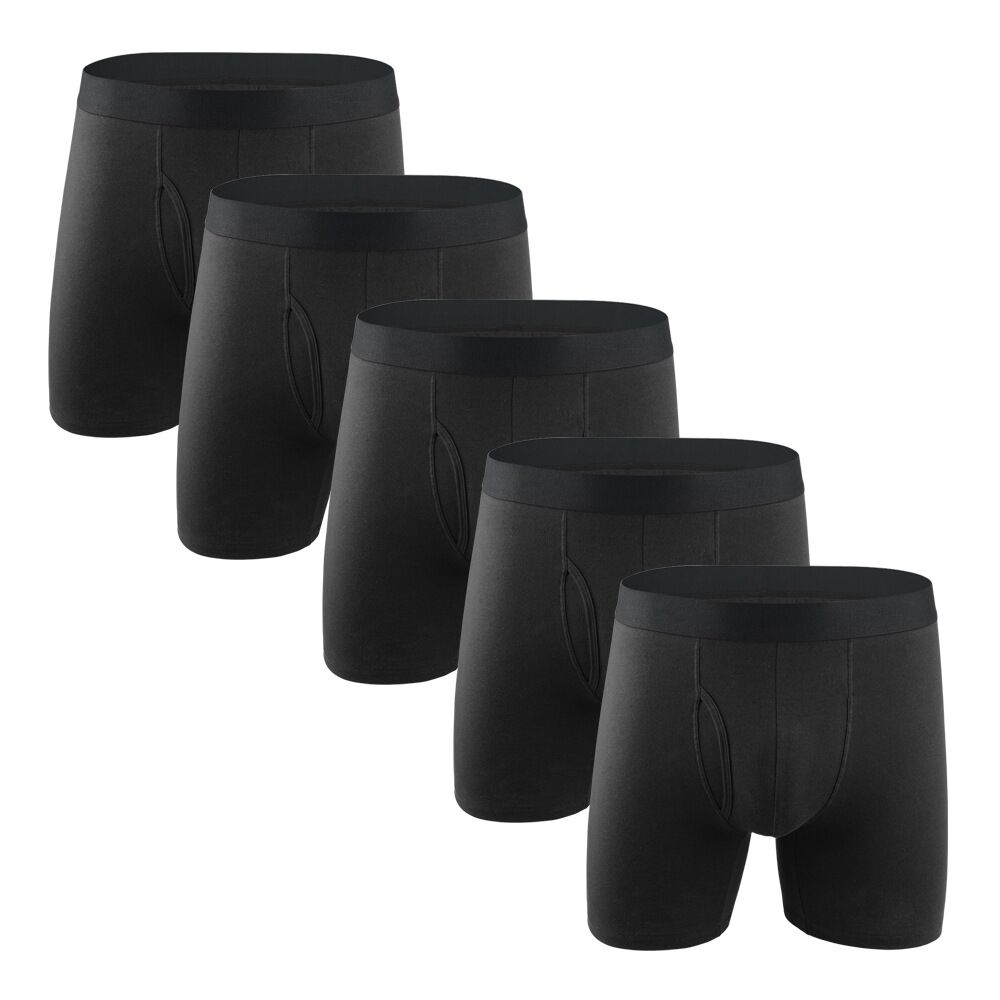 5Pcs/lot Boxershorts Man Underpants Long Boxers Men Underwear Cotton Shorts Breathable Shorts Boxers Gay cueca boxer, Black gray
5Pcs/lot Boxershorts Man Underpants Long Boxers Men Underwear Cotton Shorts Breathable Shorts Boxers Gay cueca boxer, Black gray