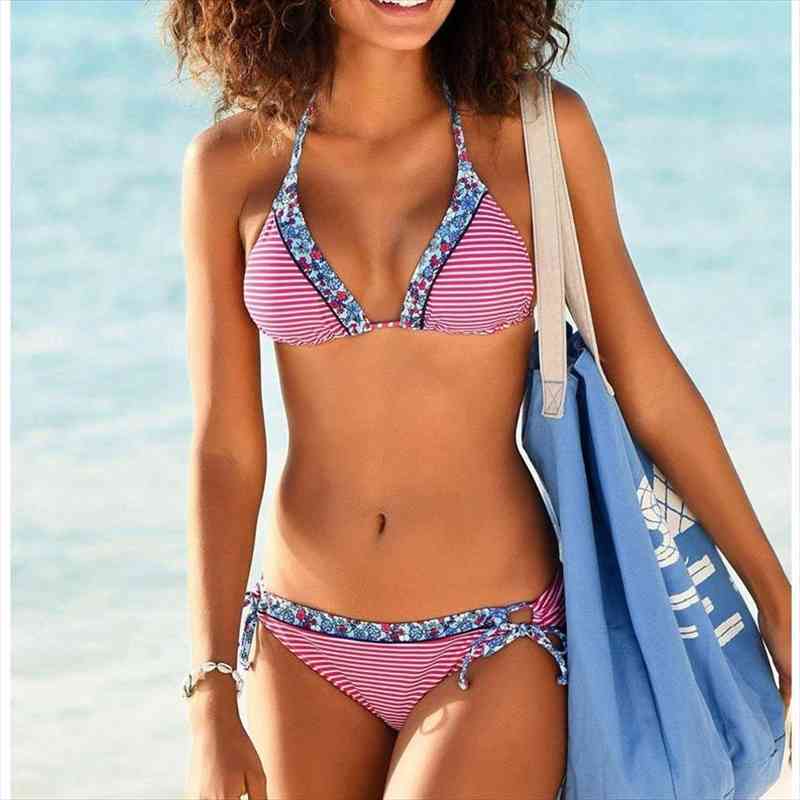 micro bikini women swimsuit two piece bathing suit striped swimming suit bandage triangle brazilian biquini, White;black
micro bikini women swimsuit two piece bathing suit striped swimming suit bandage triangle brazilian biquini, White;black