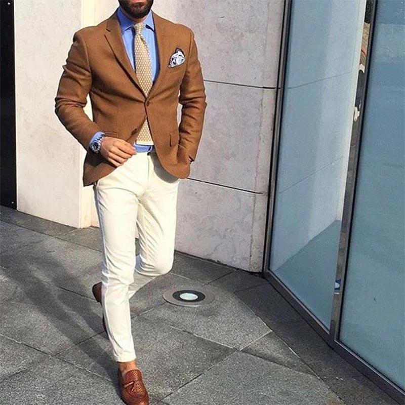 Casual Brown Notch Lapel Costume Homme Men Suits Tuxedo Groom Wedding 2 Pcs Slim Fit Terno Masculino Blazer Jacket+Irovy Pant Men's & Blazer, Green
Casual Brown Notch Lapel Costume Homme Men Suits Tuxedo Groom Wedding 2 Pcs Slim Fit Terno Masculino Blazer Jacket+Irovy Pant Men's & Blazer, Green