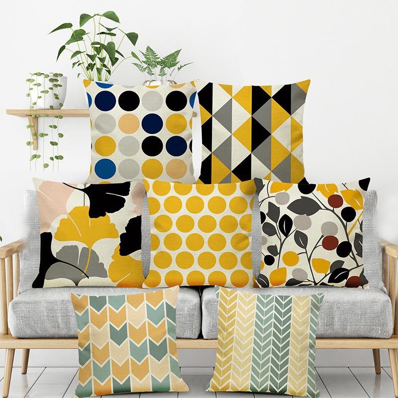 Cushion/Decorative Pillow Throw Cushion Nordic Back Leaf Stripe Geometric Lattice Cover Sofa Linen
Cushion/Decorative Pillow Throw Cushion Nordic Back Leaf Stripe Geometric Lattice Cover Sofa Linen
