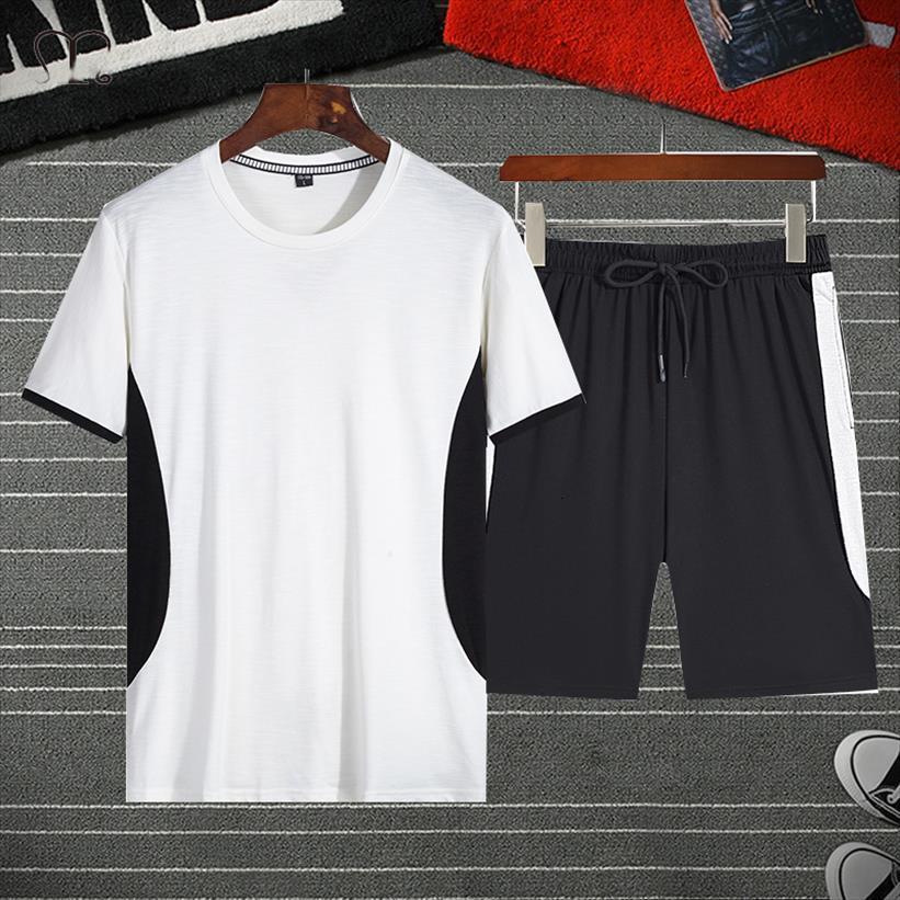 casual sportswear set fashion patchwork men tracksuit 2 pieces sweatsuit short sleeve t shirt shorts male joggers plus size, Gray
casual sportswear set fashion patchwork men tracksuit 2 pieces sweatsuit short sleeve t shirt shorts male joggers plus size, Gray