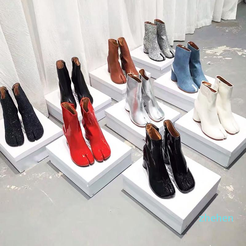 designer Boots 10 Color 34-40 Split Toe Leather Ankle Women Round Chunky High Heels Short Shoes Ninja Tabi Boot, Beige cow leather
designer Boots 10 Color 34-40 Split Toe Leather Ankle Women Round Chunky High Heels Short Shoes Ninja Tabi Boot, Beige cow leather