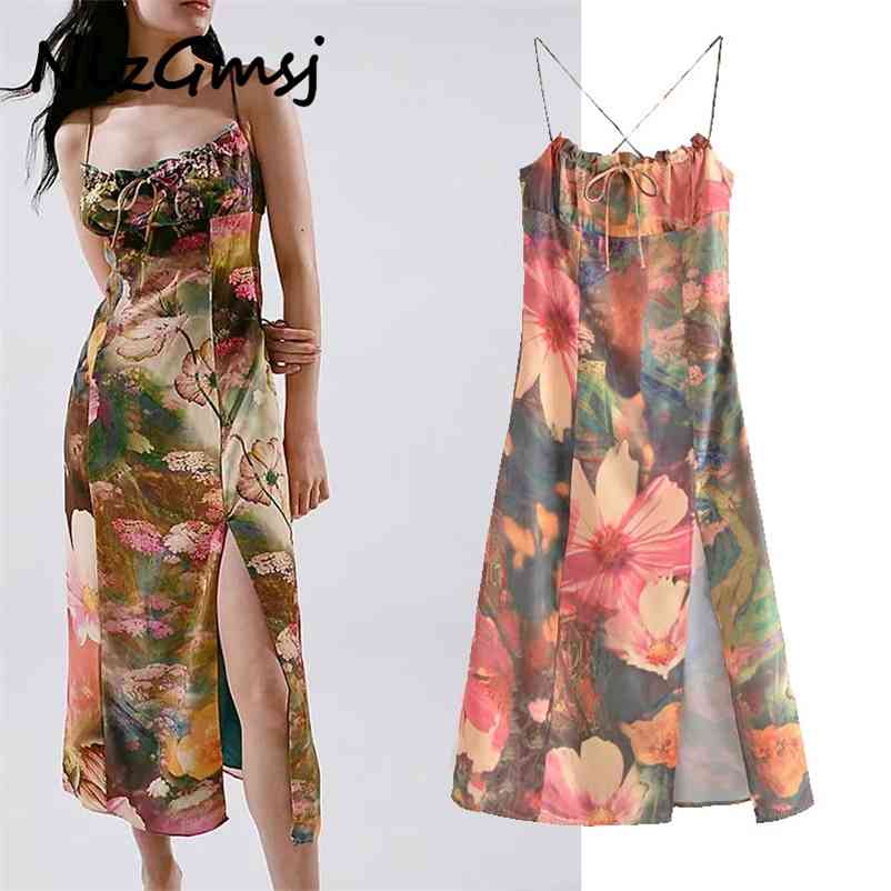 Women Dress Fashion Print Backless Wrap Sleeveless es Woman Front Slit Elegant Party 04 210628, As picture
Women Dress Fashion Print Backless Wrap Sleeveless es Woman Front Slit Elegant Party 04 210628, As picture