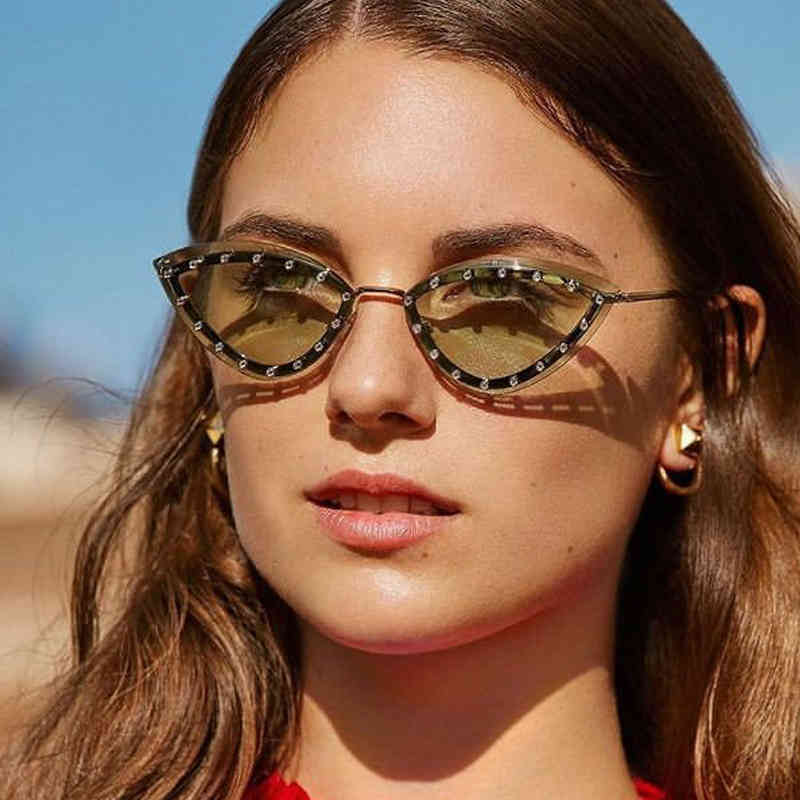 Individual Cat Eye Shape Rivet Women's Sunglasses Rock Style Alloy Decoration Sun Glasses For Woman Girls UV400 Glasses wholesale, White;black
Individual Cat Eye Shape Rivet Women's Sunglasses Rock Style Alloy Decoration Sun Glasses For Woman Girls UV400 Glasses wholesale, White;black