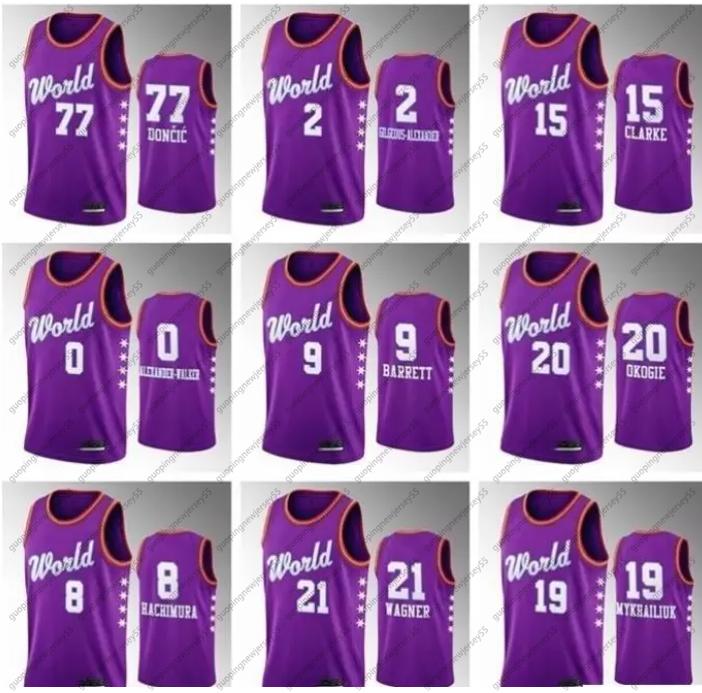 Men' World Jersey Team RJ Barrett Rui Hachimura Luka Doncic Shai Gilgeous-Alexander 2021 Rising Star Jerseys
Men' World Jersey Team RJ Barrett Rui Hachimura Luka Doncic Shai Gilgeous-Alexander 2021 Rising Star Jerseys
