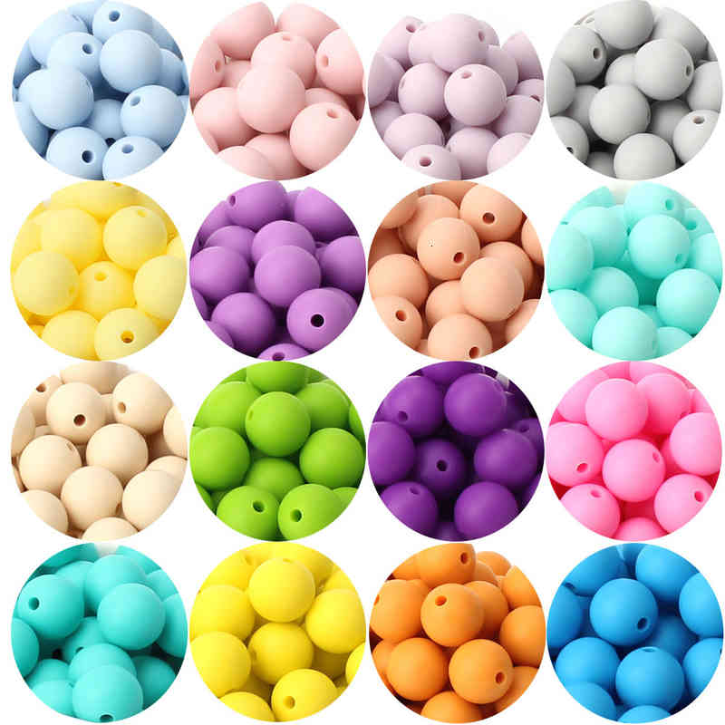10pcs Silicone Beads Food Grade Diy Pacifier Chain Necklace Chewable Nursing Teether Accessory 15mm Baby Teething Bead
10pcs Silicone Beads Food Grade Diy Pacifier Chain Necklace Chewable Nursing Teether Accessory 15mm Baby Teething Bead