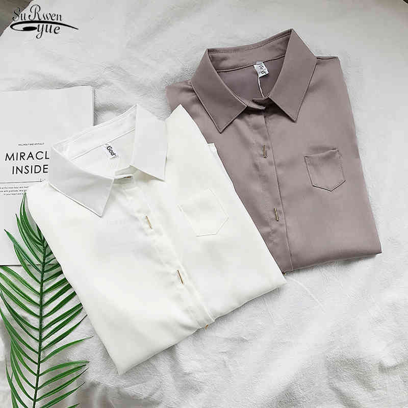 Solid Shirt Office Lady Wear Button Up Long Sleeve Turn Down Collar Pockets Blouse Feminina Autumn 11360 210521, Blue
Solid Shirt Office Lady Wear Button Up Long Sleeve Turn Down Collar Pockets Blouse Feminina Autumn 11360 210521, Blue