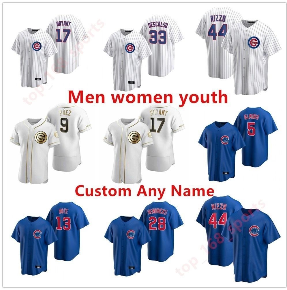 2021 Custom Chicago Men Women Youth Jersey 44 Anthony Rizzo 9 Javier Baez 17 Kris Bryant 12 Schwarber 28 Kyle Hendricks David Bote Cubs Baseball, Blue;black
2021 Custom Chicago Men Women Youth Jersey 44 Anthony Rizzo 9 Javier Baez 17 Kris Bryant 12 Schwarber 28 Kyle Hendricks David Bote Cubs Baseball, Blue;black