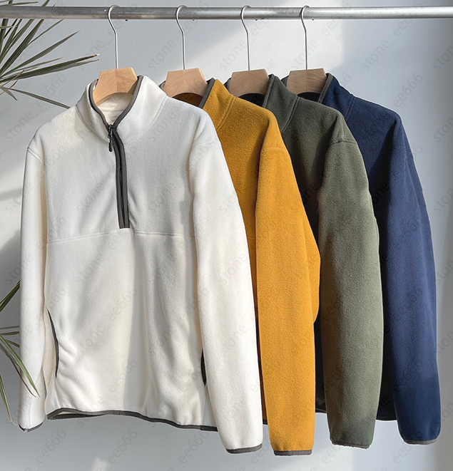 Mens Designer Fashion Jackets 2021 Autumn And Winter New Retro Loose Polar Fleece Warm Half Zipper Long Sleeved Jacket, Not for sale
Mens Designer Fashion Jackets 2021 Autumn And Winter New Retro Loose Polar Fleece Warm Half Zipper Long Sleeved Jacket, Not for sale