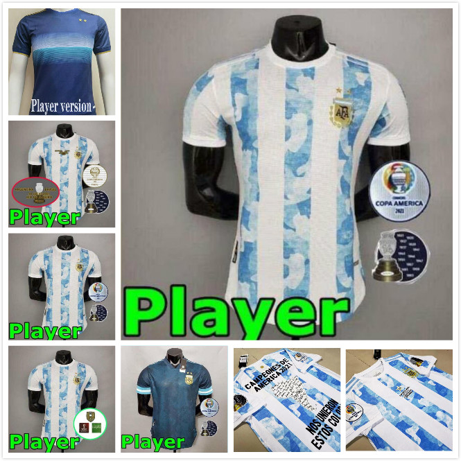 Argentina soccer Jerseys player version 2021 Copa america MESSI DYBALA AGUERO football shirt sets uniforms 20 21
Argentina soccer Jerseys player version 2021 Copa america MESSI DYBALA AGUERO football shirt sets uniforms 20 21