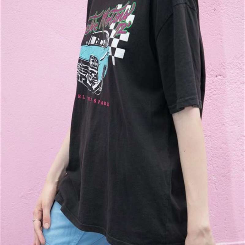 Dresses BM Casual style American cartoon car Ouyang Nana same short sleeve T-shirt for women brandy Melville official website, Black
Dresses BM Casual style American cartoon car Ouyang Nana same short sleeve T-shirt for women brandy Melville official website, Black