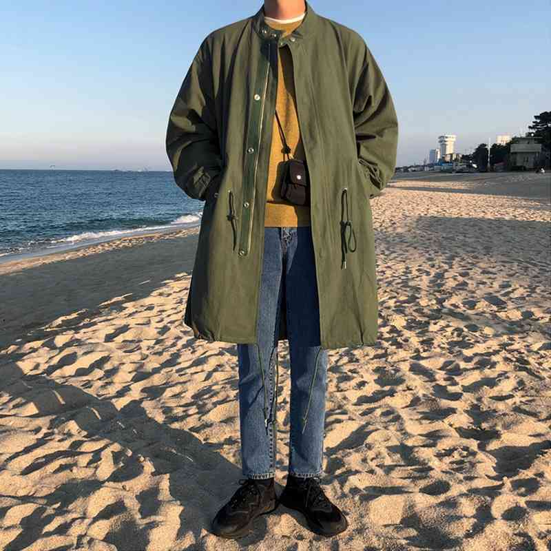 IEFB Men's Spring Blue Jeans Korean Loose Trend Ankle-length Straight Pants Trendy Slim Fit Leggings Trousers 9Y5900 210524