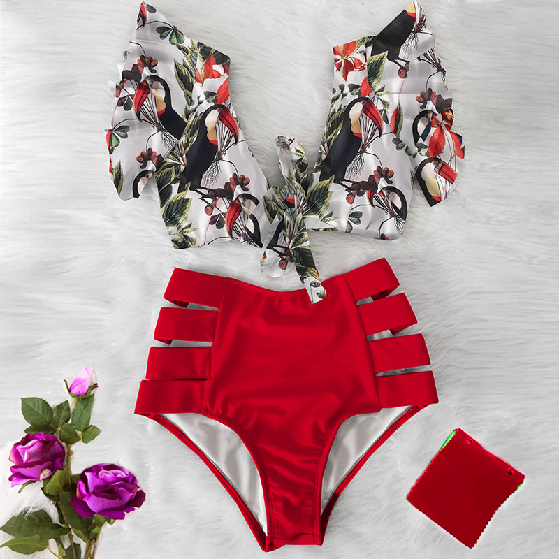 2021bikinis 2021 new double shoulder ruffle bikini set high waist swimwear women swimsuit v-neck bathing suit beach wear swim, White;black
2021bikinis 2021 new double shoulder ruffle bikini set high waist swimwear women swimsuit v-neck bathing suit beach wear swim, White;black