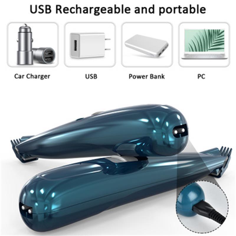 Dog Clippers Professional Pet Foot Hair Trimmer Dog Growing Clipper USB Rechargeable Butt Ear Eyes Hair Cutter Remover Low-noise