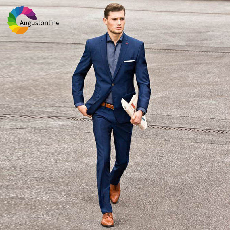 Men's Suits & Blazers Custom Made Navy Blue Men for Business Slim Fit Groom Tuxedo Wedding Suit 2Piece Jacket Pants Costume Homme, Dark grey
Men's Suits & Blazers Custom Made Navy Blue Men for Business Slim Fit Groom Tuxedo Wedding Suit 2Piece Jacket Pants Costume Homme, Dark grey