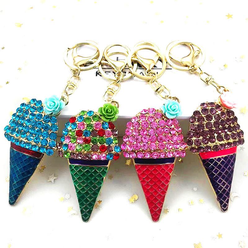 Keychains Alloy Inlaid Rhinestone Cream Keychain Girl Backpack Pendant Car Key Ring Business Meeting Small Gift
Keychains Alloy Inlaid Rhinestone Cream Keychain Girl Backpack Pendant Car Key Ring Business Meeting Small Gift