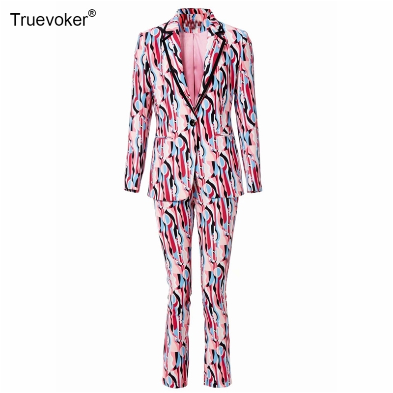 Truevoker European Runway Spring Two Piece Suit's Pink Geometry Print Blazer + Long Pant Suit Resort Party et 210602
Truevoker European Runway Spring Two Piece Suit's Pink Geometry Print Blazer + Long Pant Suit Resort Party et 210602