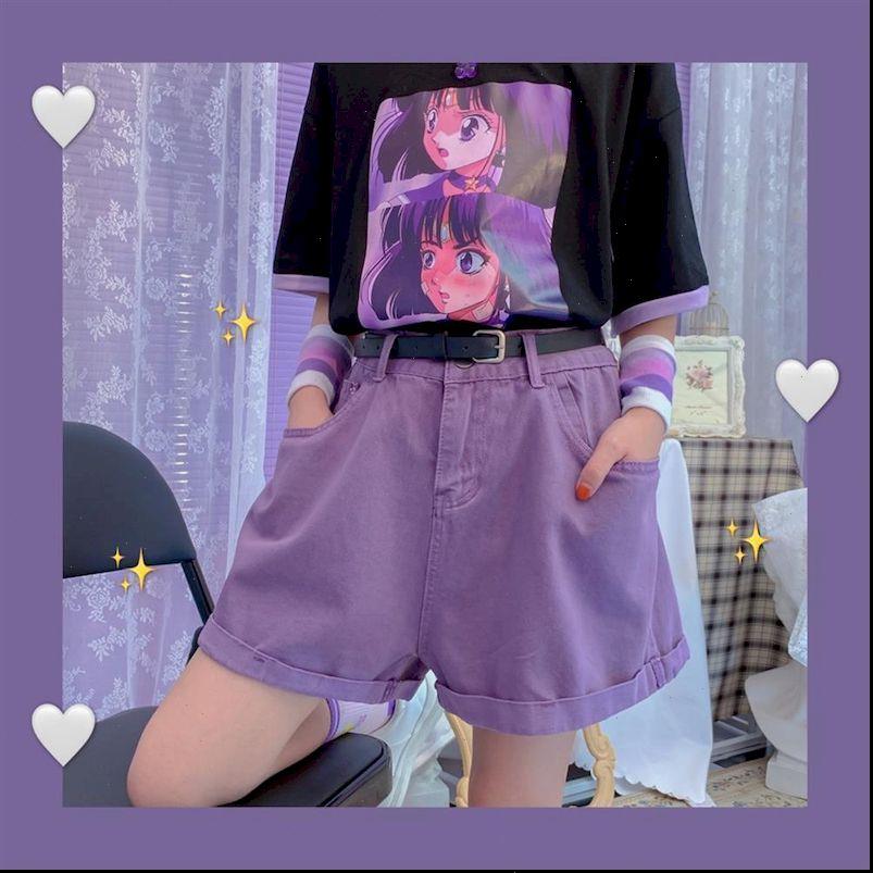 purple high waist denim harajuku womens shorts streetwear korean clothing bf plus size joggers summer short, White;black
purple high waist denim harajuku womens shorts streetwear korean clothing bf plus size joggers summer short, White;black