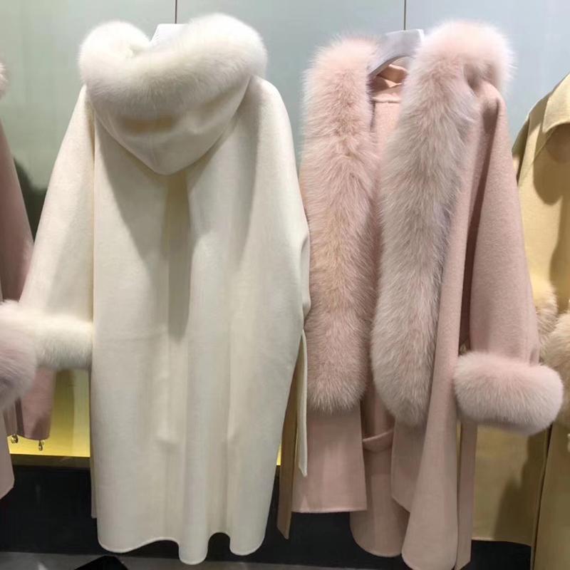 Women' Fur & Faux Women Jacket Real Capes With Big Collar Double-Faced Woolen Coat Long Loose Korean Plus Size Female Outwear, Black
Women' Fur & Faux Women Jacket Real Capes With Big Collar Double-Faced Woolen Coat Long Loose Korean Plus Size Female Outwear, Black